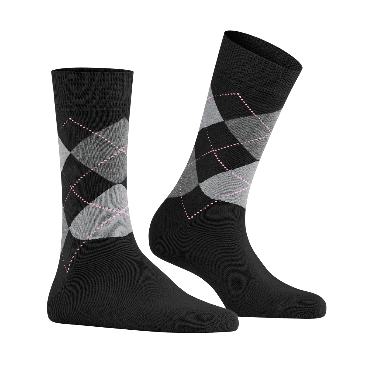 Burlington Queen strømper, sort - 22004 - 3012 - Black-aqua