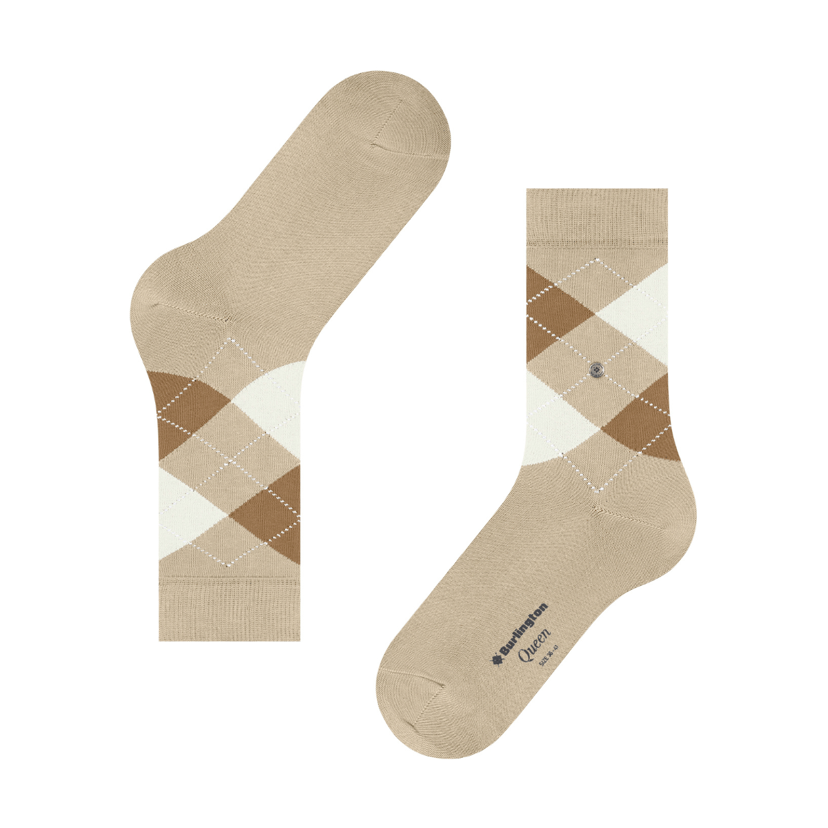 Burlington Queen strømper, beige - 22004 - 4014 - Pearl