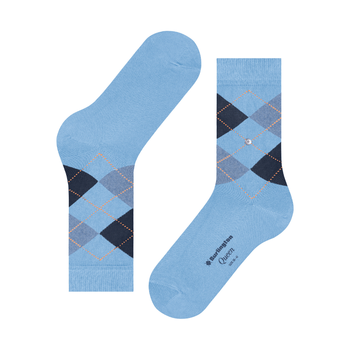 Burlington Queen strømper, lyseblå - 22004 - 6541 - Light Blue