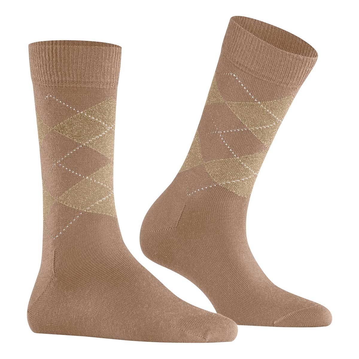 Burlington Marylebone Glitter strømper, brun - 22182 - 5038 - Camel
