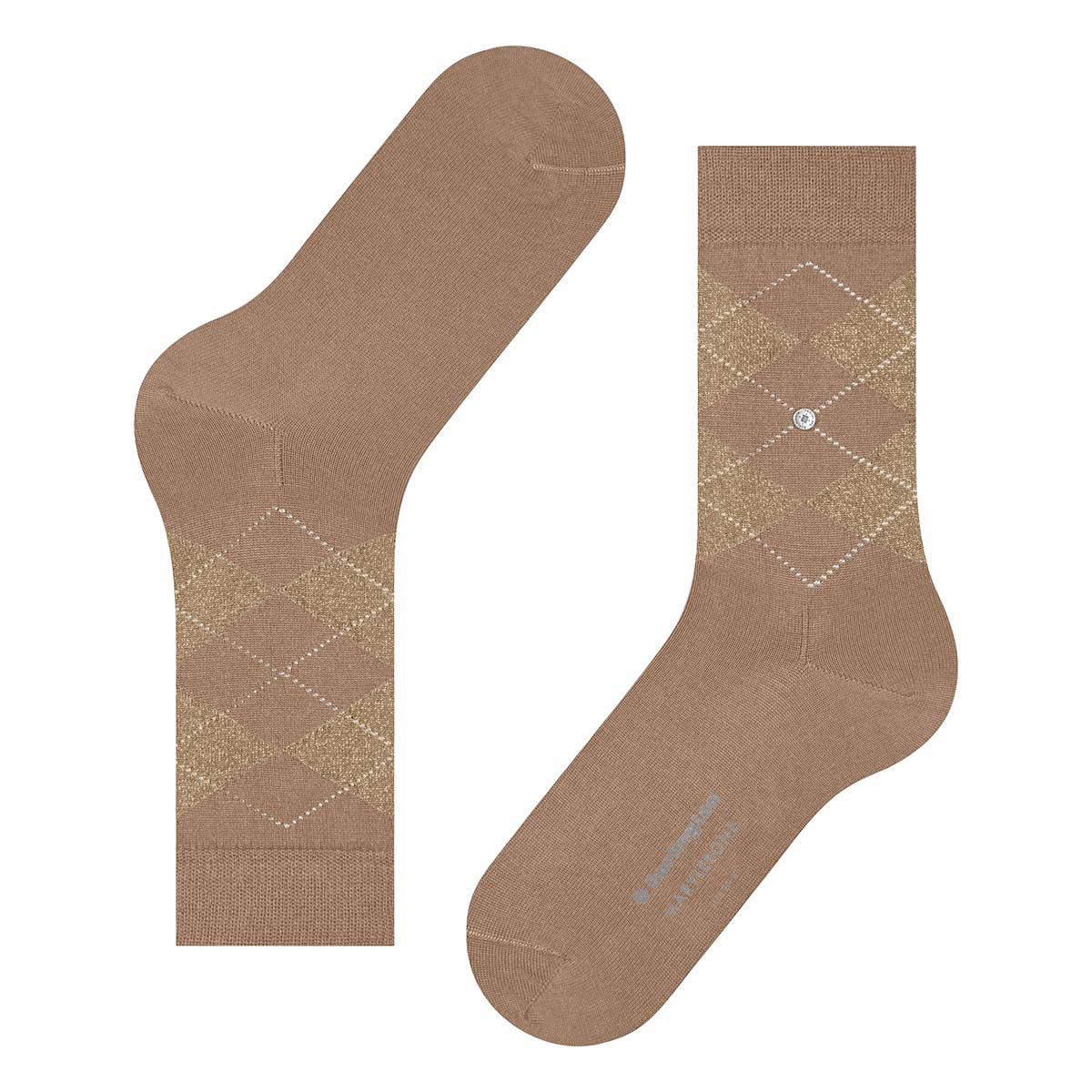 Burlington Marylebone Glitter strømper, brun - 22182 - 5038 - Camel