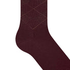 Burlington Marylebone Glitter strømper, rød - 22182 - 8435 - Claret