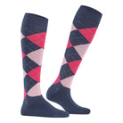 Burlington Queen knæstrømper, blå - 22304 - 6123 - Marine