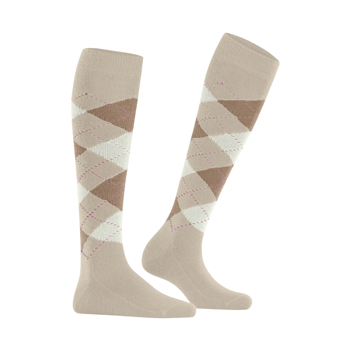 Burlington Whitby knæstrømper, brun - 22319 - 5039 - Sun