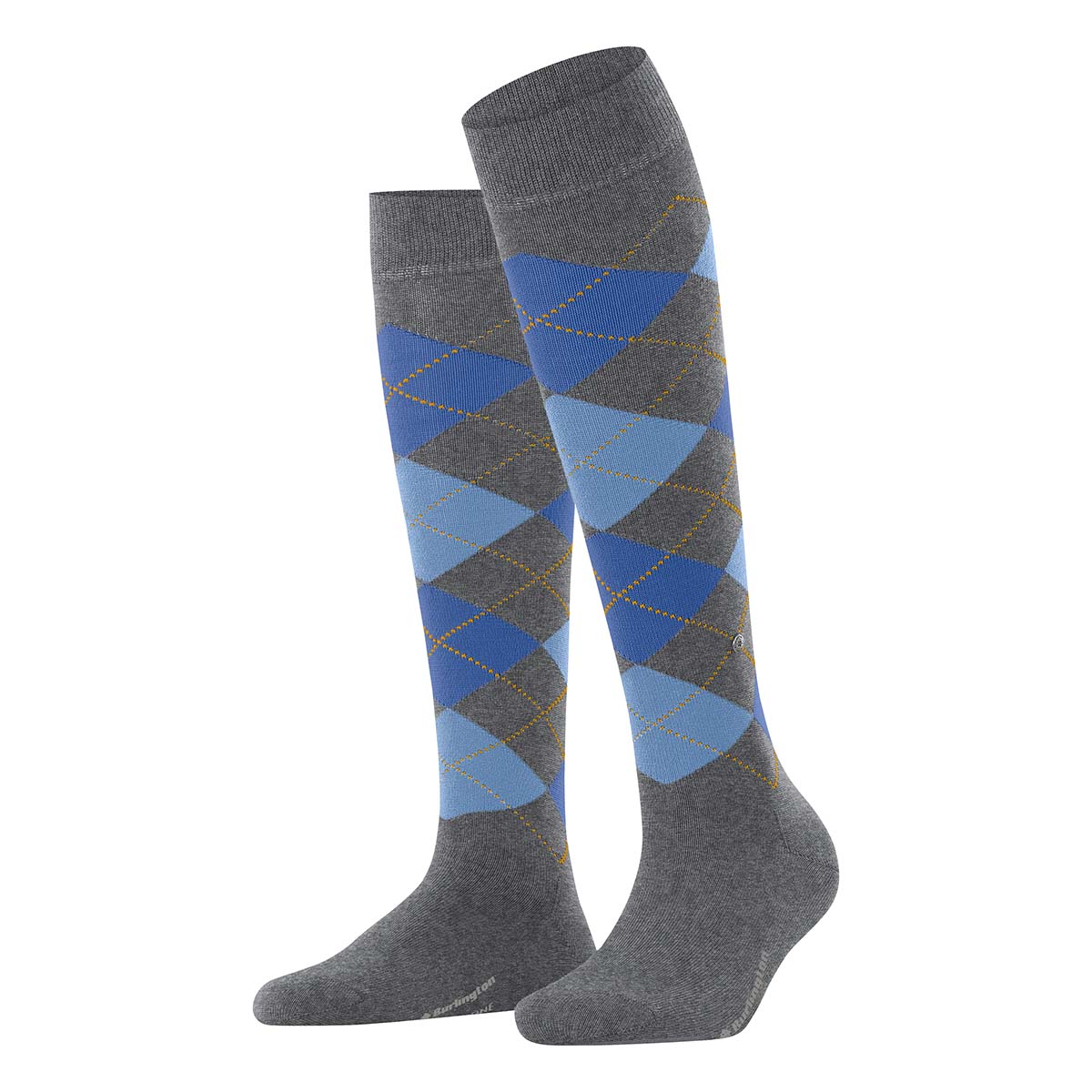 Burlington Marylebone knæstrømper, grå - 22373 - 3070 - Dark Grey