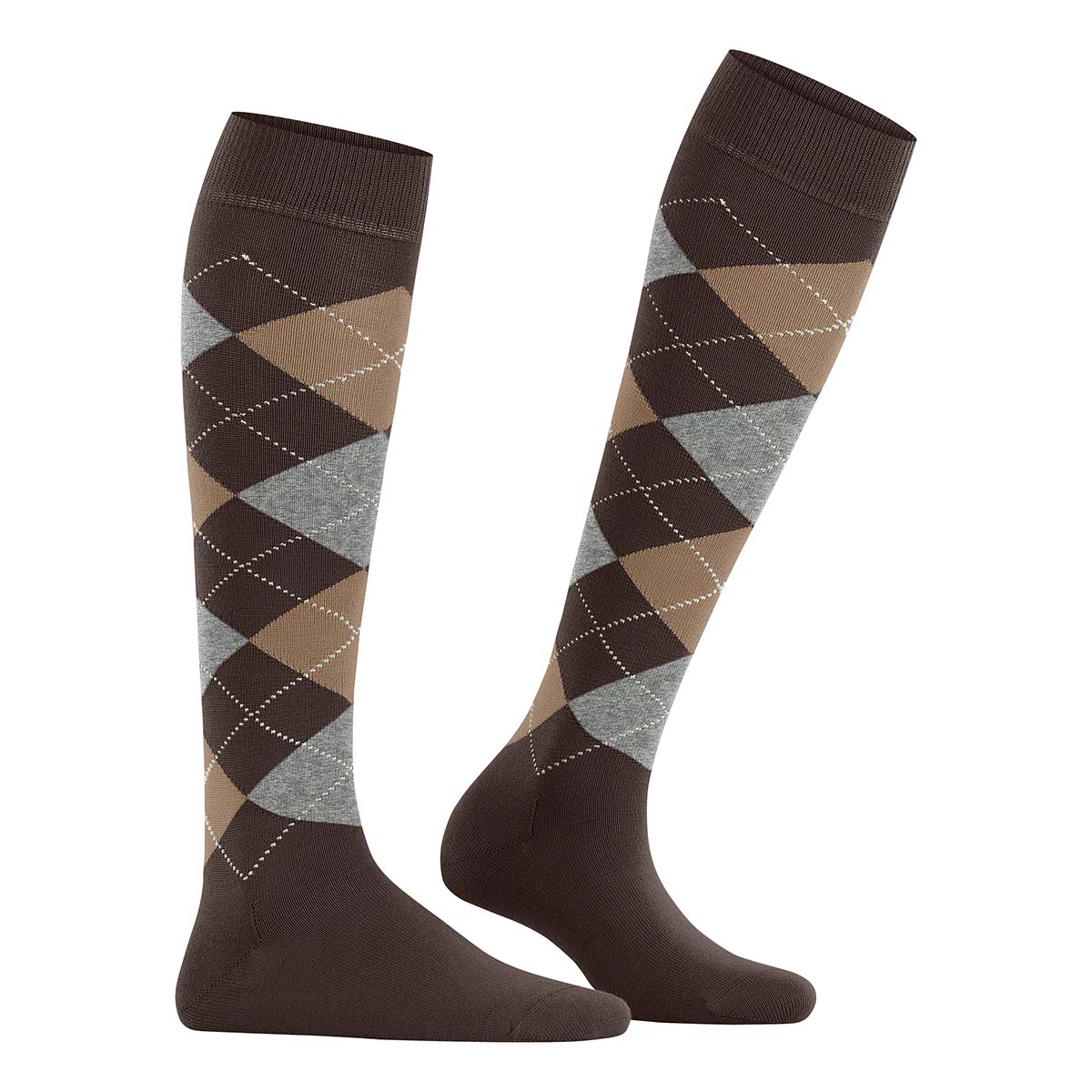 Burlington Marylebone knæstrømper, brun - 22373 - 5235 - Dark Brown