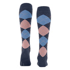 Burlington Marylebone knæstrømper, blå - 22373 - 6688 - Dark Blue Mel.