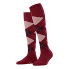 Burlington Marylebone knæstrømper, rød - 22373 - 8033 - Cranberry