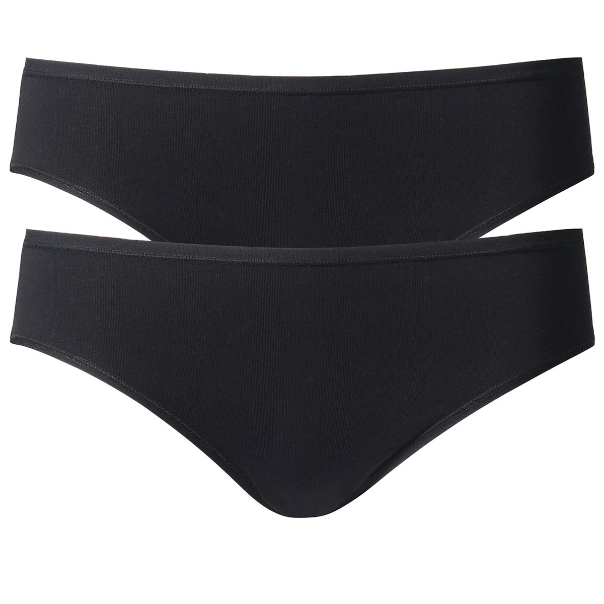 Calida Benefit Women 2-Pack tai trusse, sort - 22601 - 992 - Black