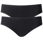 Calida Benefit Women 2-Pack tai trusse, sort - 22601 - 992 - Black