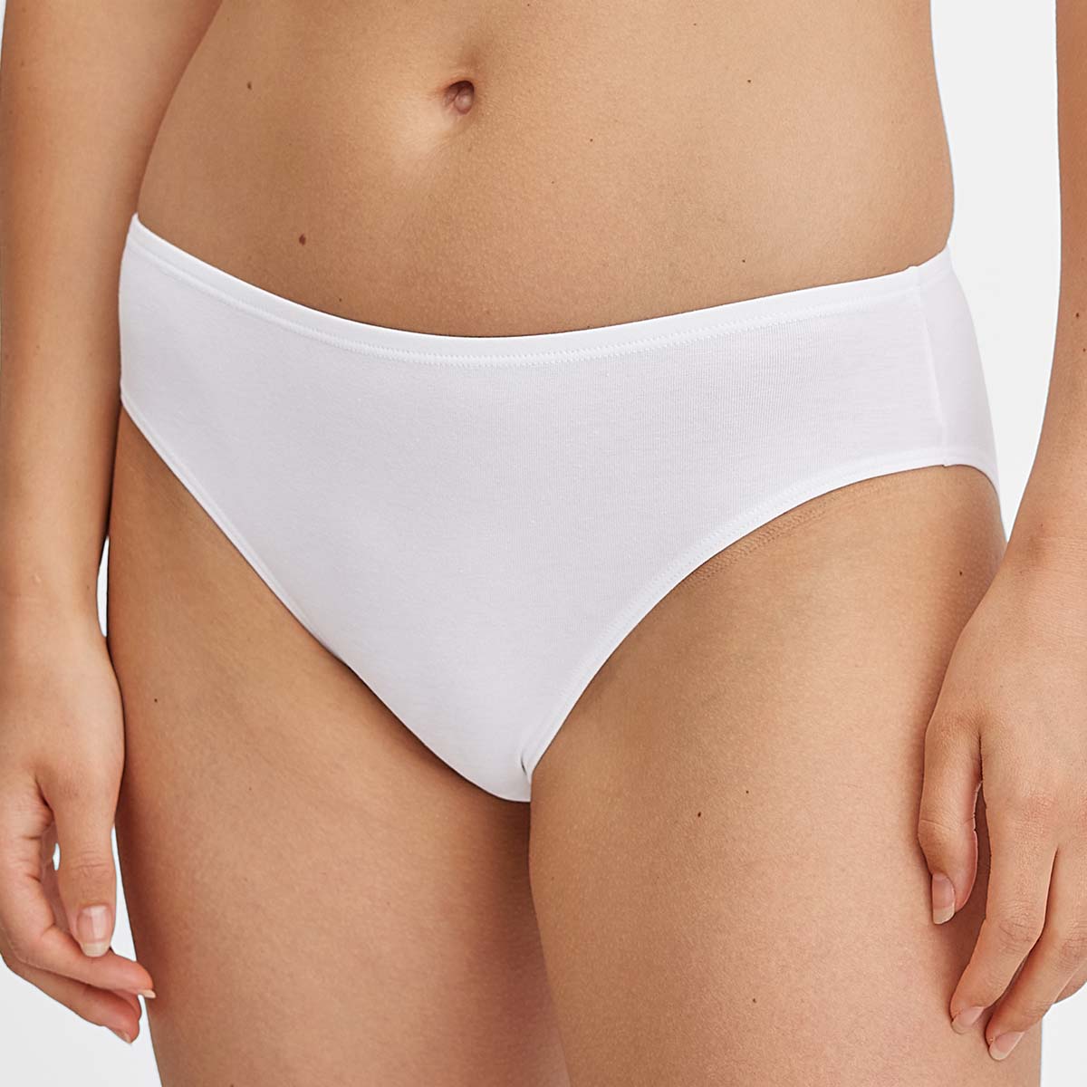 Calida Essential Cotton tai trusse, hvid - 22834 - 001 - White