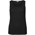 Lady Avenue Silk Jersey Tank top, sort - 23-10402 - 02 - Black