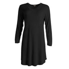 Lady Avenue Silk Jersey natkjole, sort - 23-50418 - 02 - Black