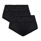 Calida Iconics 2-Pack maxi trusse, sort - 23927 - 992 - Black