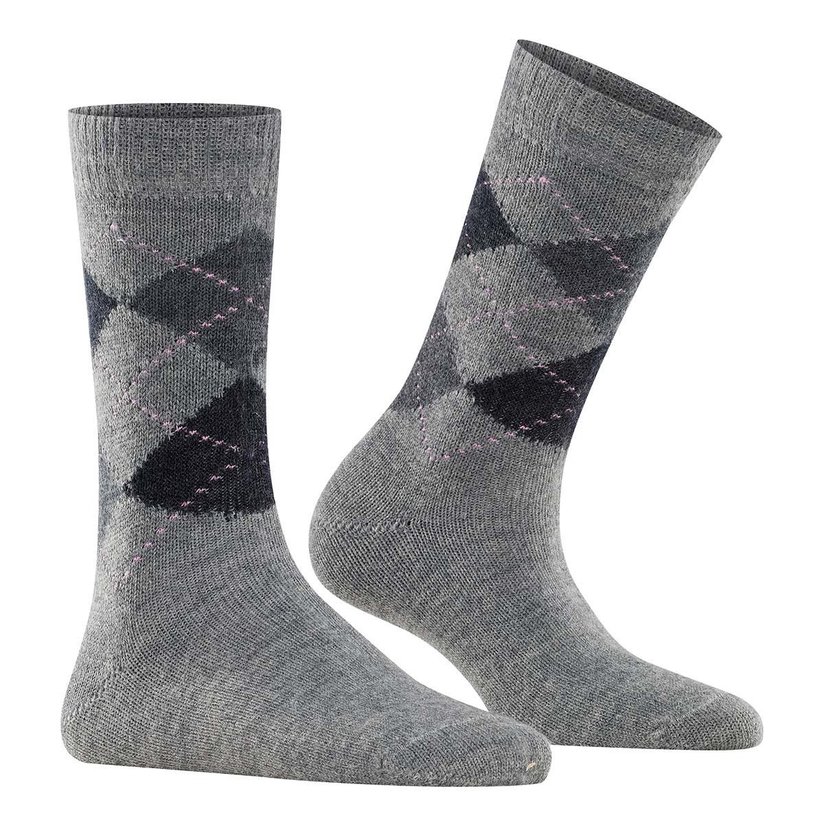 Burlington Whitby strømper, grå - 24080 - 3397 - Grau