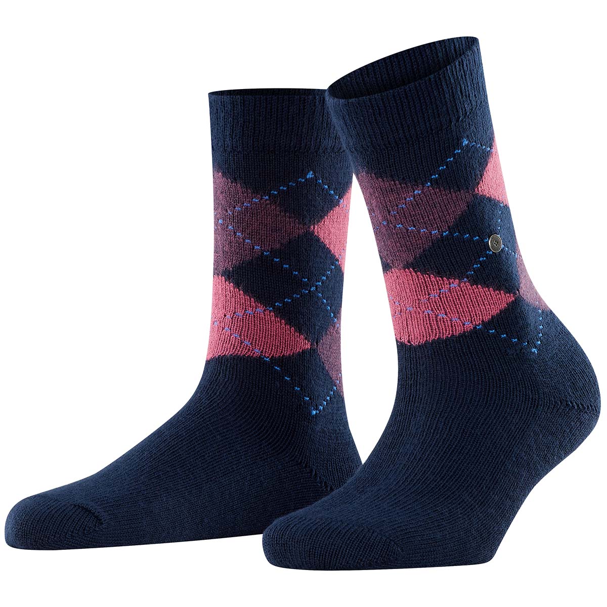 Burlington Whitby strømper, blå - 24080 - 6156 - Navy