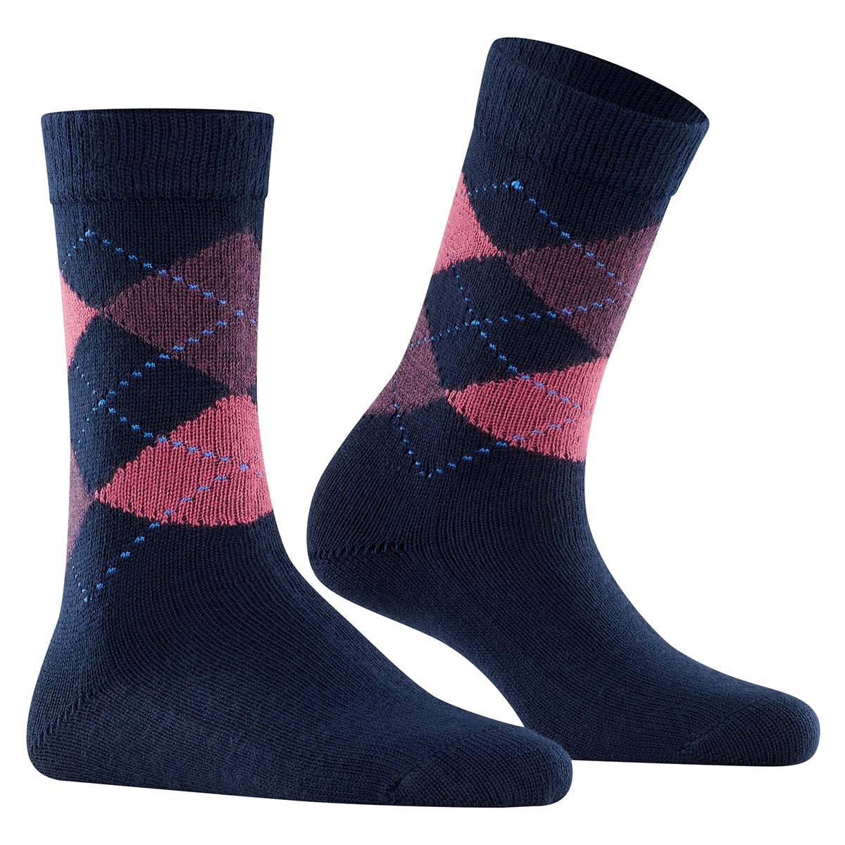 Burlington Whitby strømper, blå - 24080 - 6156 - Navy