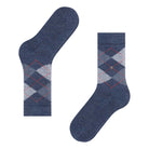Burlington Whitby strømper, blå - 24080 - 6222 - Deep Blue