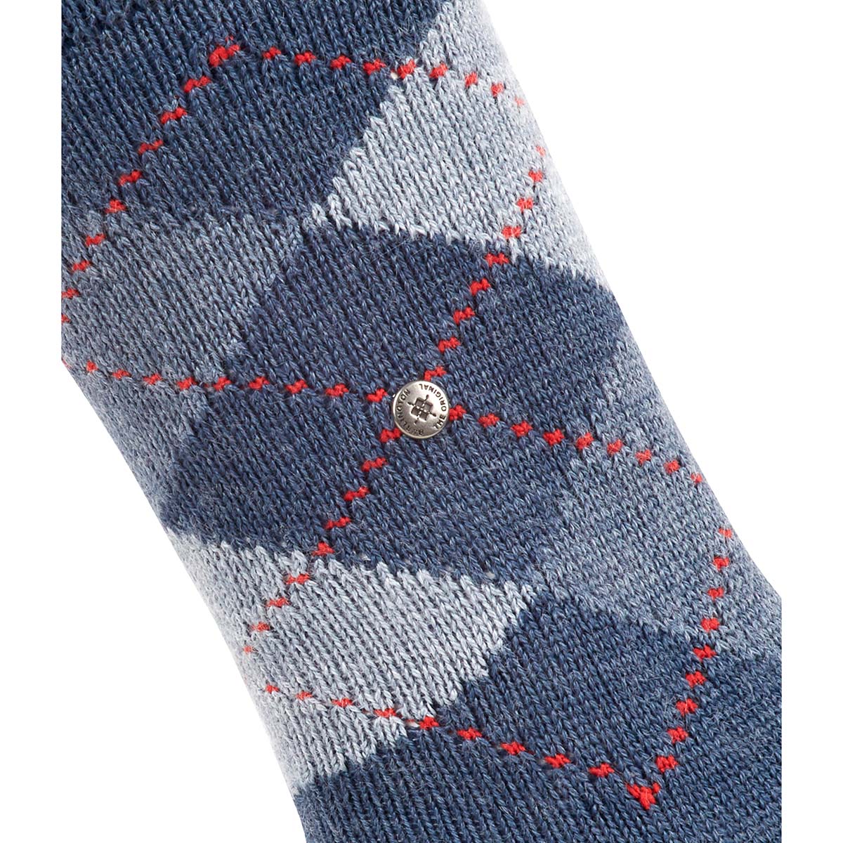 Burlington Whitby strømper, blå - 24080 - 6222 - Deep Blue