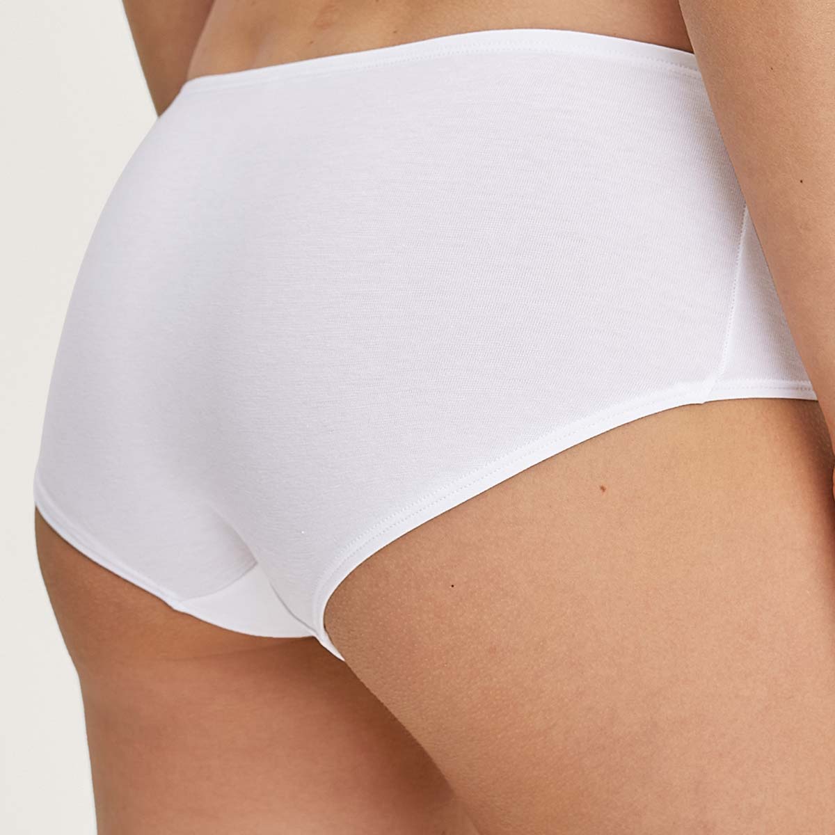 Calida Essential Cotton hipster trusse, hvid - 24434 - 001 - White