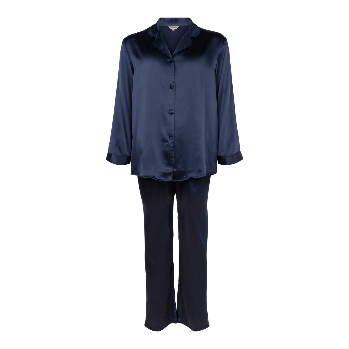 Lady Avenue Pure Silk pyjamas, blå - 25-80112 - 355 - Indigo