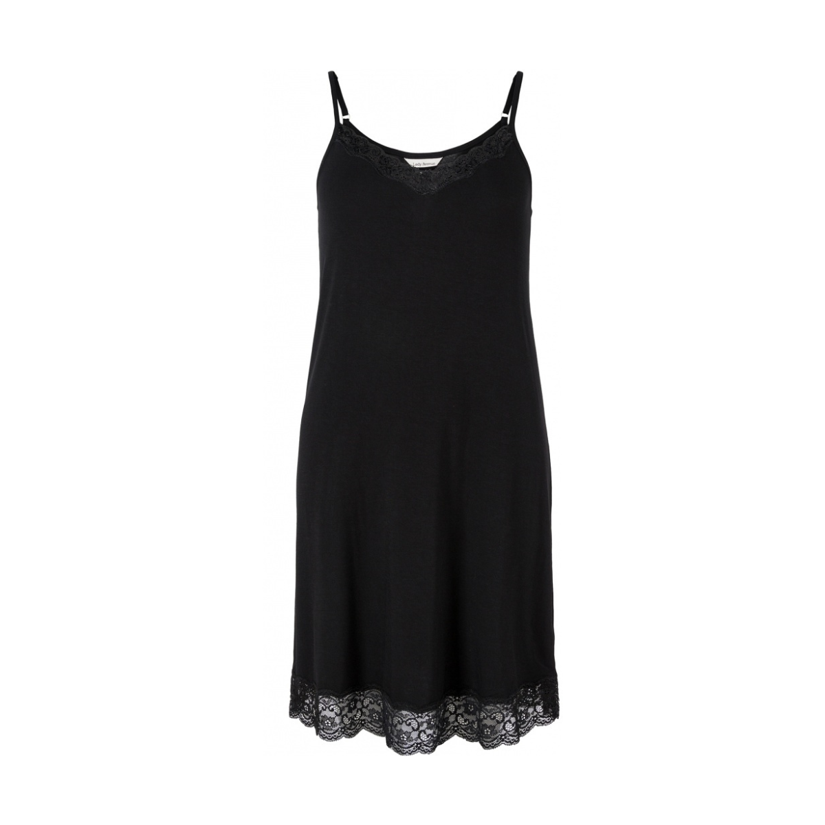 Lady Avenue Bamboo underkjole, sort - 51-20514 - 02 - Black
