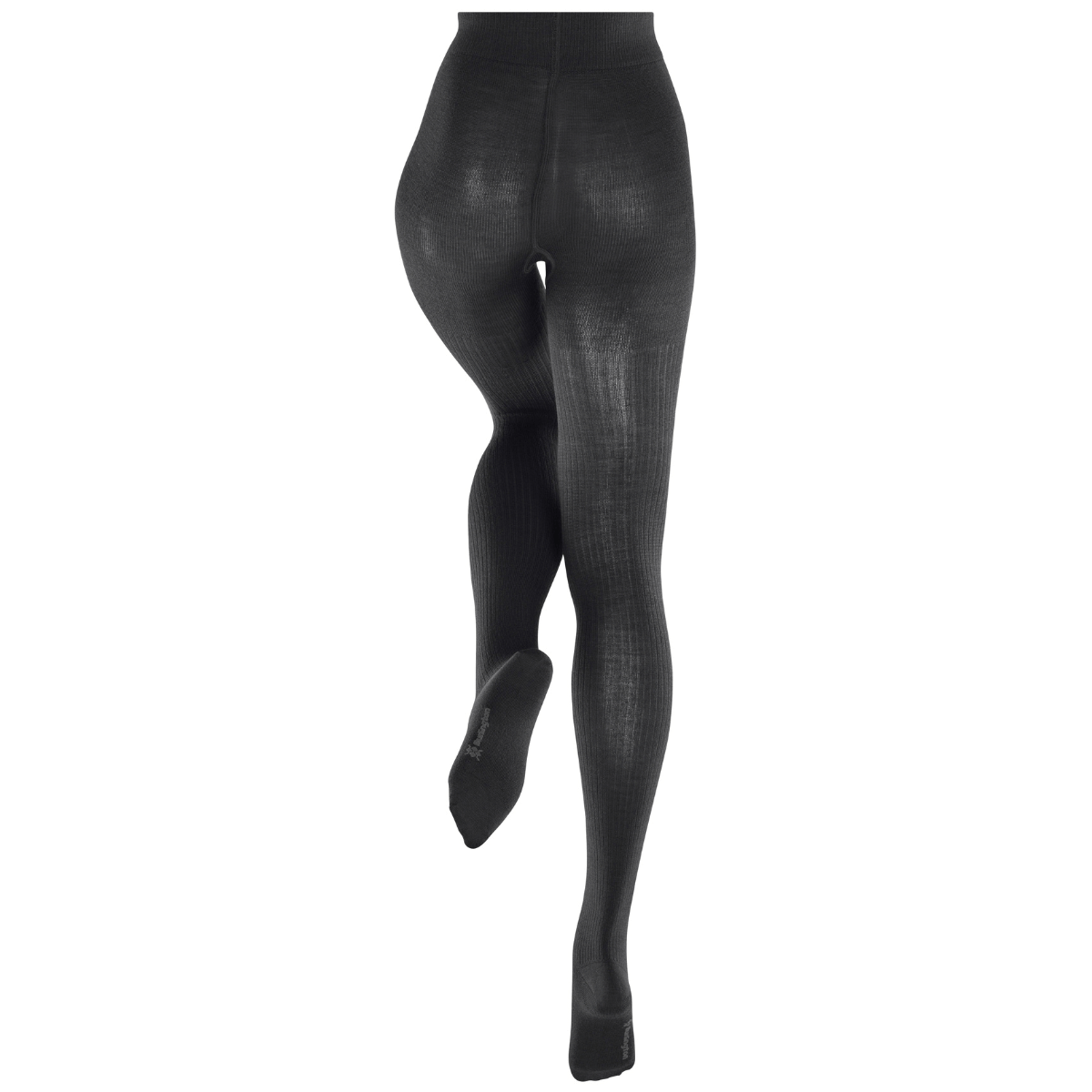 Burlington Rib Couture strømpebukser, sort - 28012 - 3000 - Black