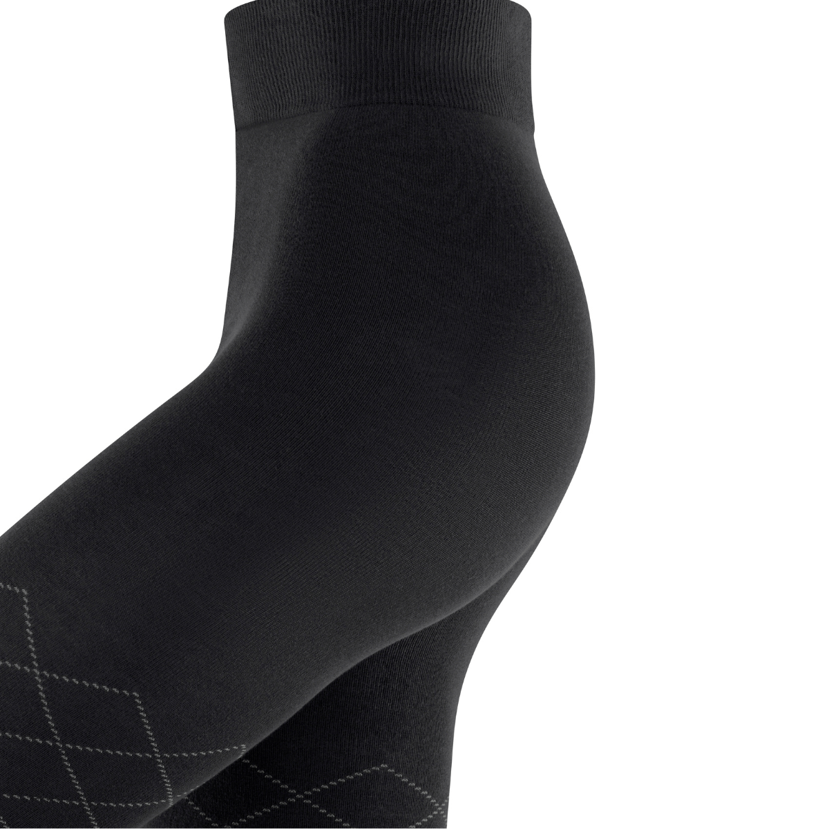 Burlington Argyle Affair strømpebukser, sort - 28013 - 3000 - Black