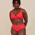 Copenhagen Cartel Ubud midi bikinitrusse, rød - 2804 - Heat - Heat