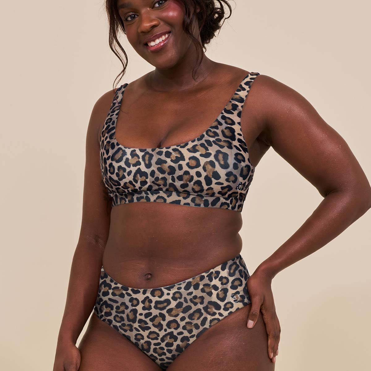 Copenhagen Cartel Ubud midi bikinitrusse, leopard - 2805 - Leopard - Leopard