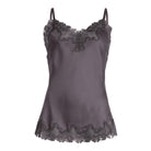 Lady Avenue Pure Silk Camisole top, grå - 29-10600 - 354 - Graphite