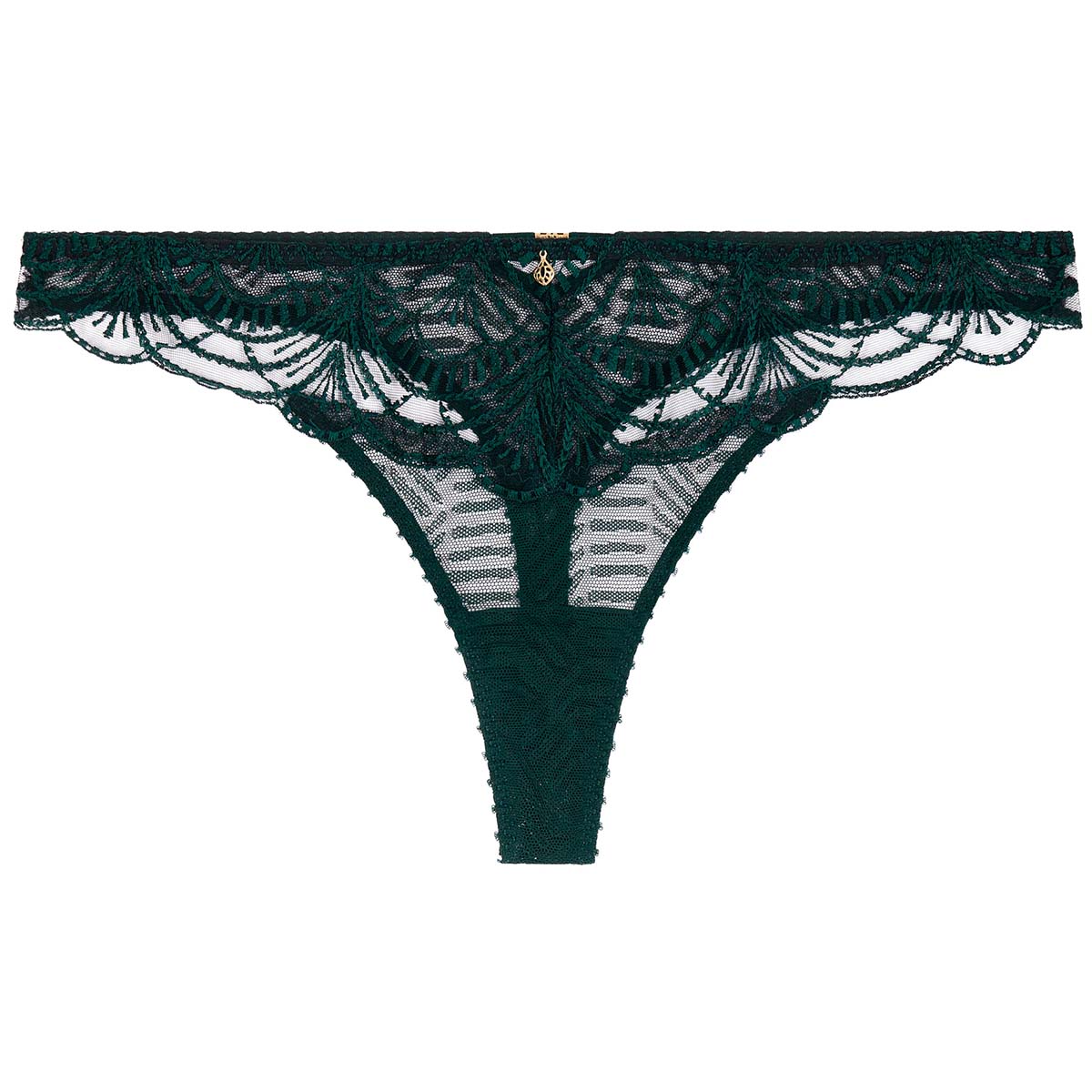 Aubade Vibes tanga trusse, grøn - 2B26 - MYGR - Mysterious Green