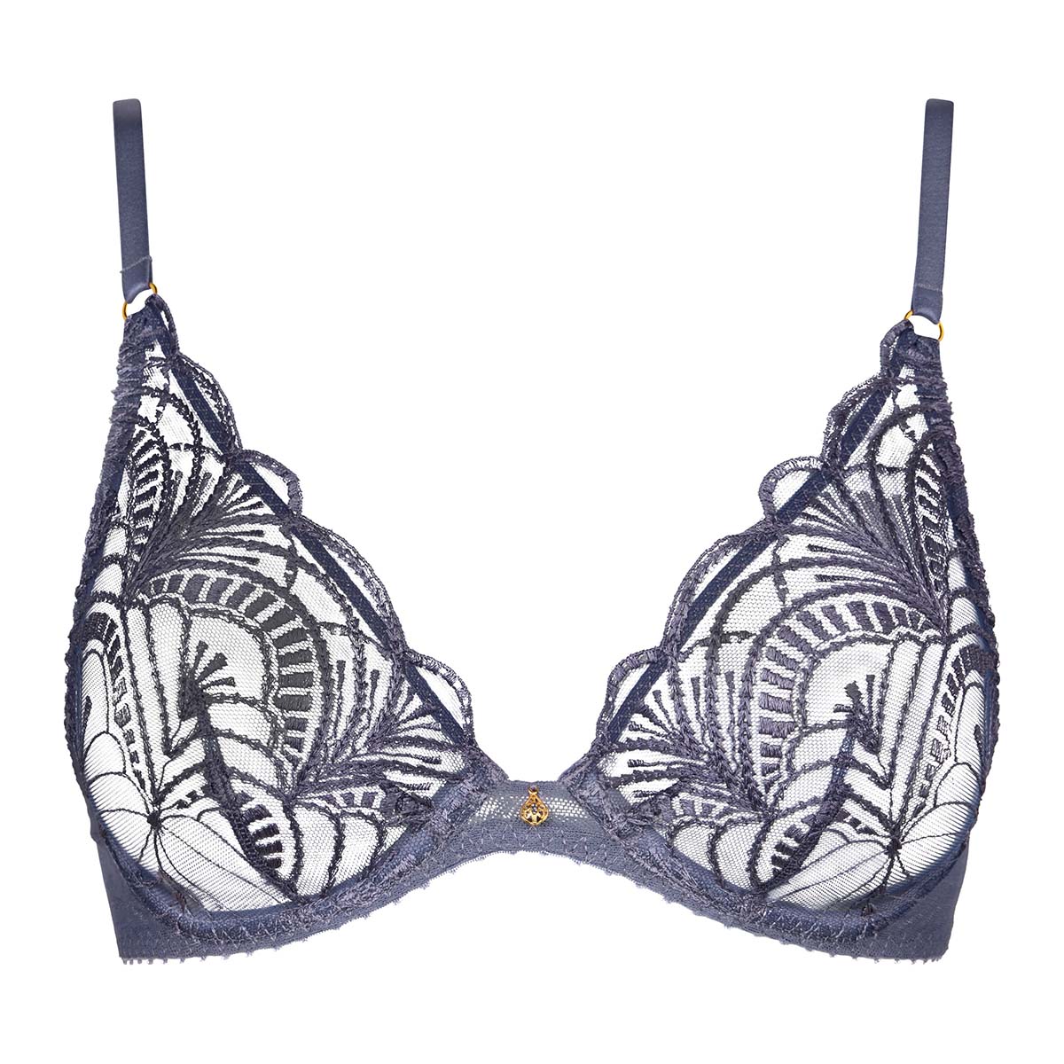 Aubade Vibes trekant BH, lilla - 2BF12 - Denim - Denim