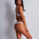 Aubade Kiss Of Love tanga trusse, hvid - 2C26 - OPAL - Opale