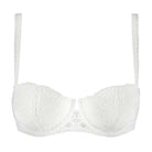 Aubade Kiss Of Love balconette BH, hvid - 2CF14 - OPAL - Opale