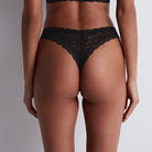 Aubade Rosessence tanga trusse, sort - 2K26 - BLAK - Black