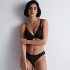 Aubade Rosessence tai trusse, sort - 2K27 - BLAK - Black