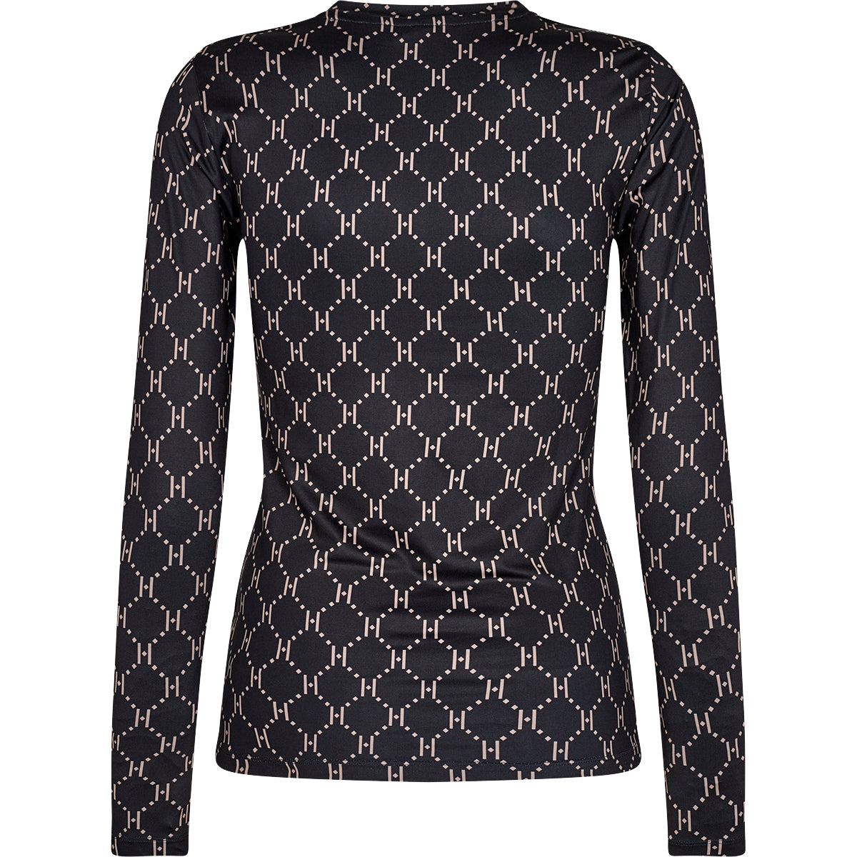 Hype The Detail Printed bluse, sort - 3-200-14 - 32 - Black