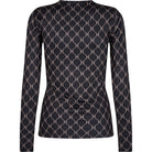 Hype The Detail Printed bluse, sort - 3-200-14 - 32 - Black