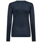 Hype The Detail Printed bluse, blå - 3-200-14 - 42 - Blue