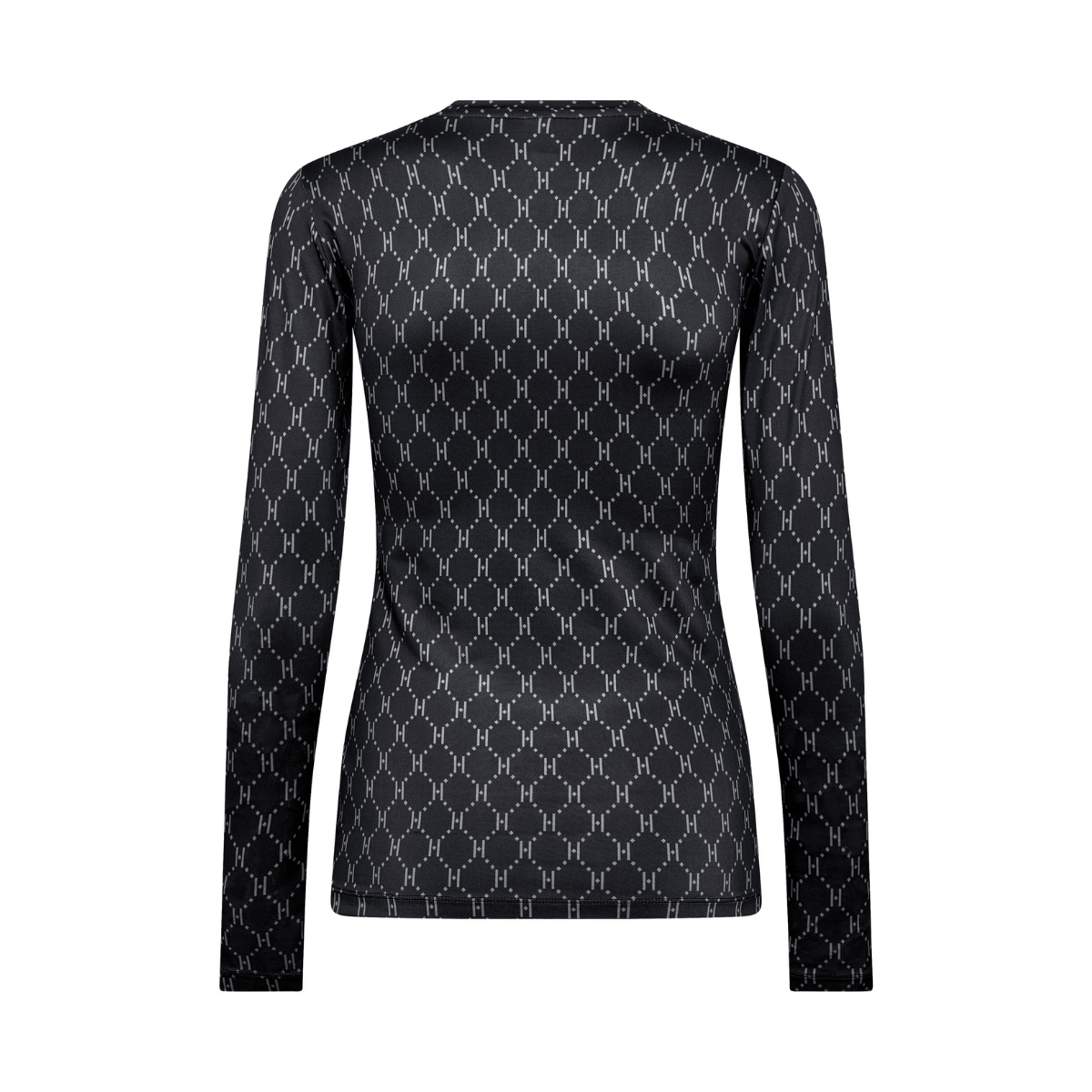 Hype The Detail Printed bluse, sort - 3-200-14 - 50 - Black