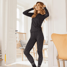 Hype The Detail Printed bluse, sort - 3-200-14 - 50 - Black