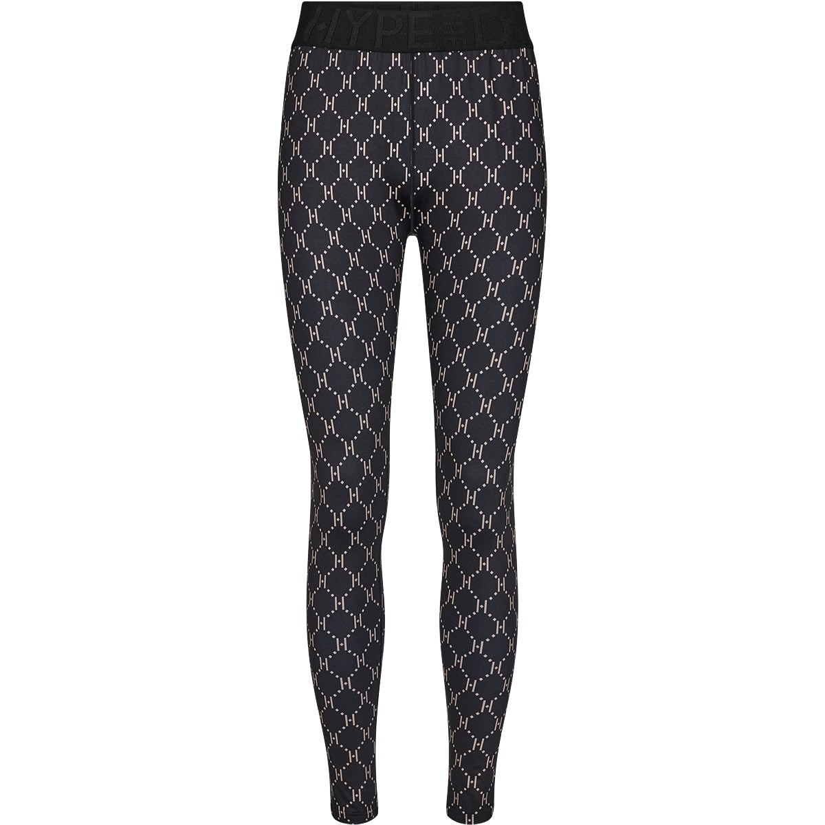 Hype The Detail Printed leggings, sort - 3-200-21 - 32 - Black