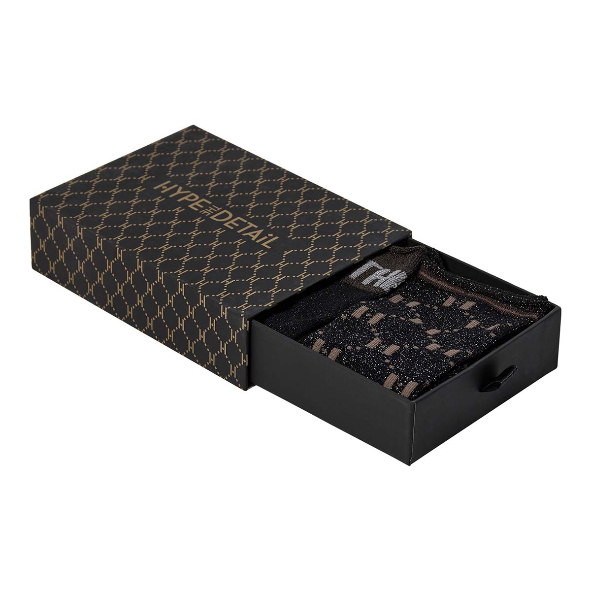 Hype The Detail 3-Pack strømper, sort - 3-21550-75 - 9003 - Black