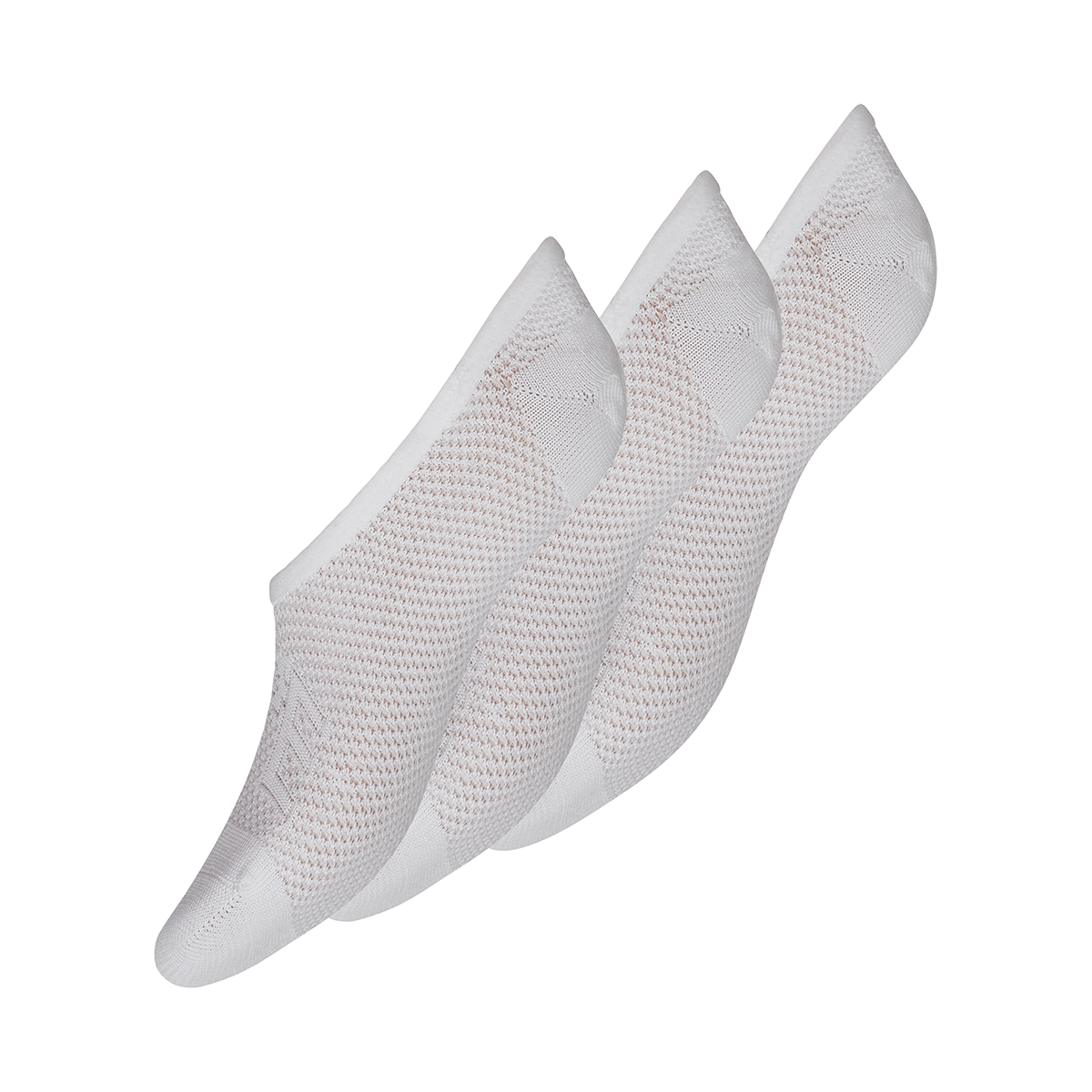 Hype The Detail 3-pak footies, hvid - 3-22241-6000 - 1200 - White