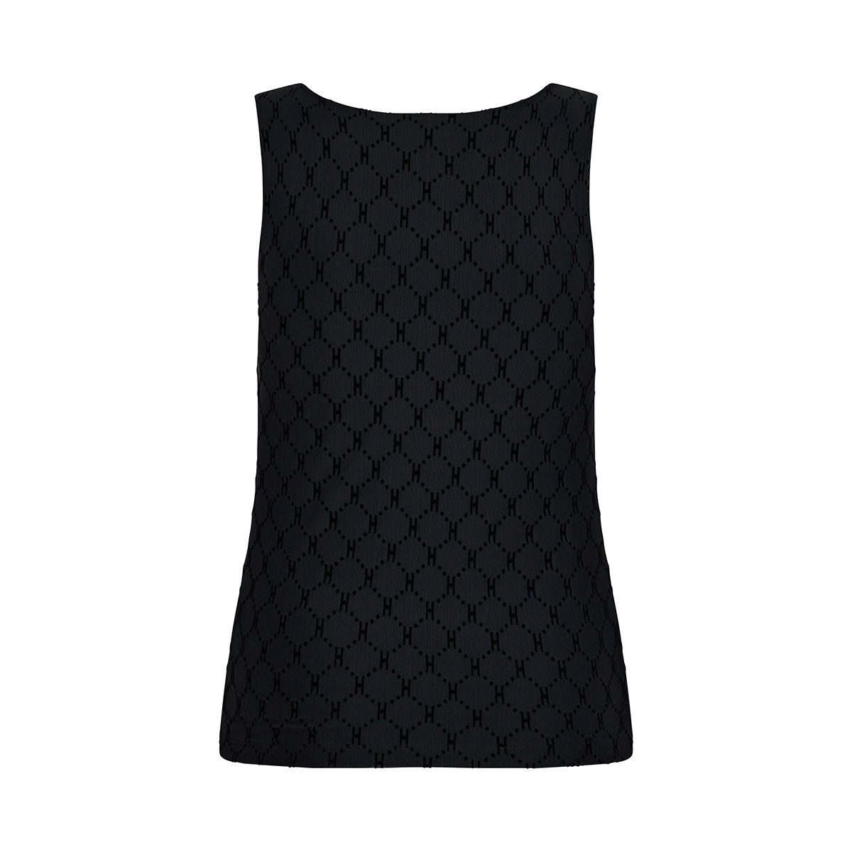 Hype The Detail Mesh top, sort - 3-300-01 - 9 - Black