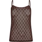 Hype The Detail Mesh top, brun - 300-19 - 89 - Brown