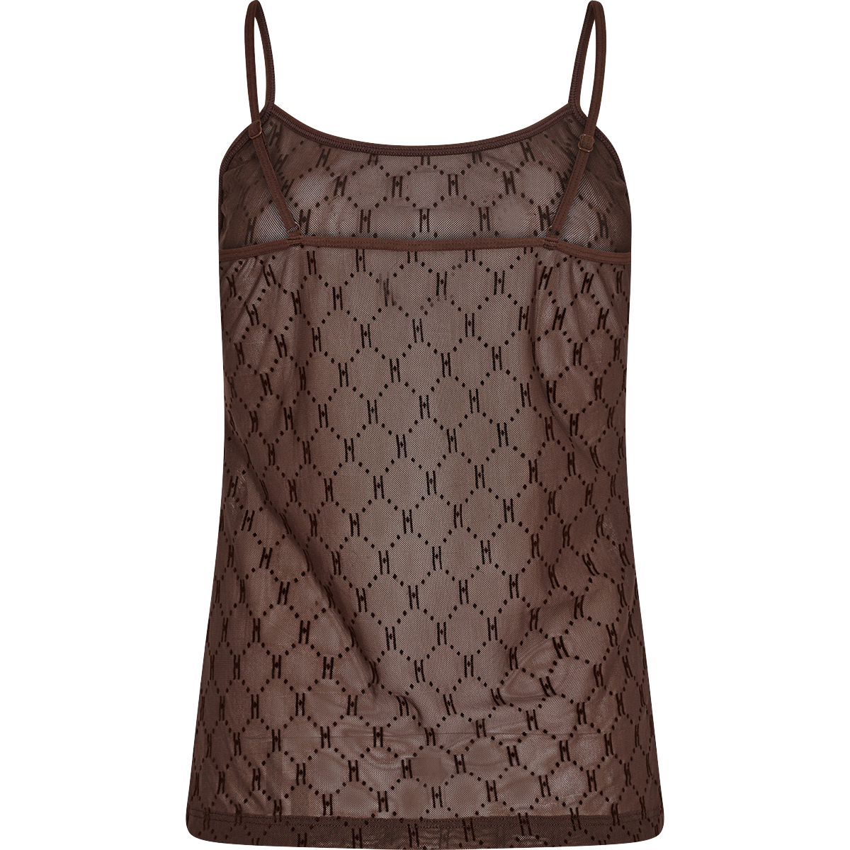 Hype The Detail Mesh top, brun - 300-19 - 89 - Brown