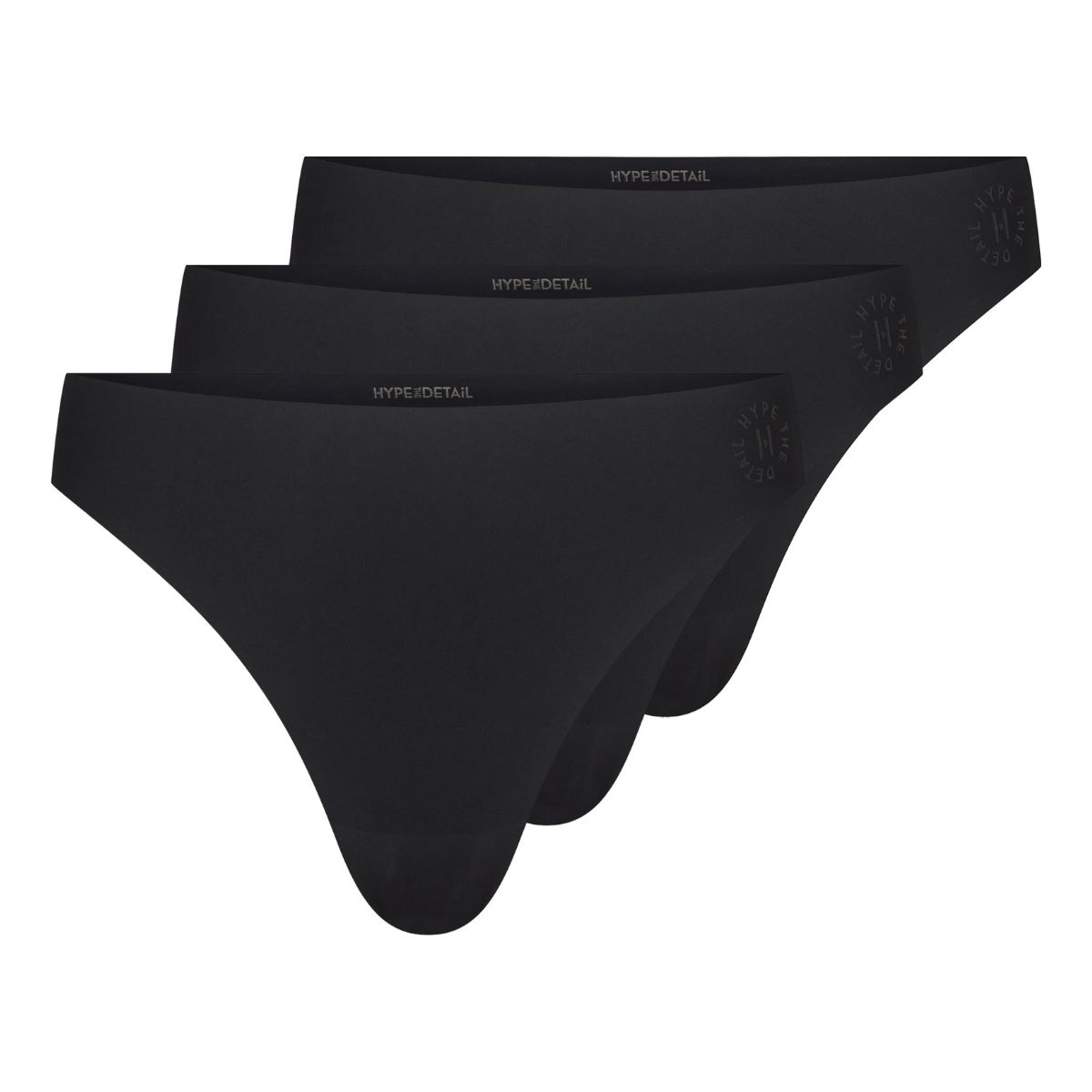 Hype The Detail 3-pack g-streng, sort - 3-3150-62 - 09 - Black