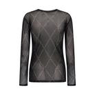 Hype The Detail Printed Mesh bluse, sort - 3-320-14 - 13 - Black
